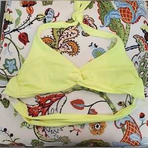 Victoria's Secret bright yellow bikini top